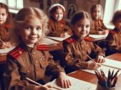 Радянські діти у школі