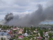 Пожар в Воронеже РФ