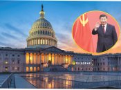 Си Цзиньпин на фоне Капитолия