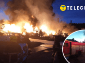 В Нижнем Новгороде крупный пожар