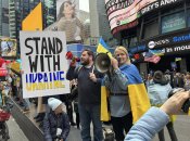 В Нью-Йорку, Бостоні та у штаті Вермонт пройшли протести за Україну