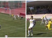 Даниэль Алефиренко забивает победный гол