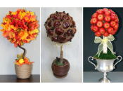 Осенний топиарий своими руками: делаем необычное украшение для дома