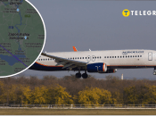 Российский пассажирский самолет пролетел над Украиной