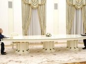 Владимир Путин и Эммануэль Макрон