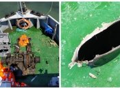 Мале гідрографічне судно Шляховик підірвалося на міні у гирлі Дунаю