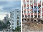 Последствия взрывов в Донецке