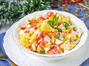 Так крабовый салат вы еще не ели