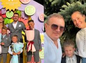 Звезды показали, как повели детей в школу