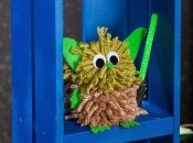 DIY. Игрушка из помпонов Мастер Йода