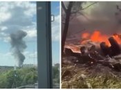 Крушение российской военной авиации на Брянщине