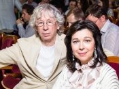 На фото - Аркадий Укупник с женой Натальей