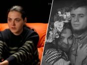 Справа Алина и Дмитрий во время танца