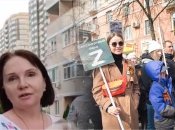 Не хотела пропаганды войны: в россии "стая" z-патриотов налетела на соседку (видео)