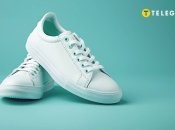 Білі кросівки треба регулярно чистити (зображення створено за допомогою ШІ)