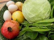 Овочі, фрукти та яйця