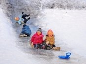 Гололед: как избежать травм у детей