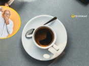 Мужчина удивился, когда увидел свою чашку с кофе