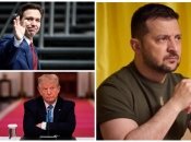 Дональд Трамп, Рон Десантіс та Володимир Зеленський