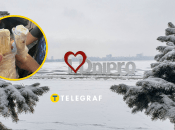 Зимовий Дніпро та бурум