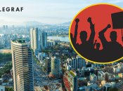 Протесты в Сеуле