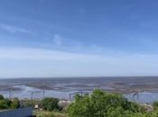 Каховское водохранилище обмелело