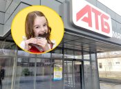 "АТБ", девочка с шоколадкой