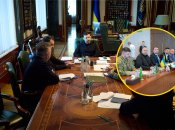 Совещание перед переговорами, украинская делегация