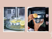 Грязная микроволновка легко отмоется