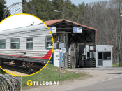 Поезд с враждебными символами России не пускали в Литву: надписи заставили стирать (фото)