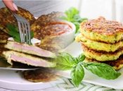 Рецепт кабачковых оладий с ветчиной