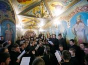 Монахи УПЦ (МП) в Киево-Печерской лавре