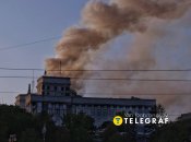 Возгорание в здании Кабмина после удара "Искандера"