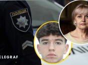 Задержанный парень и Ирина Фарион (слева направо)