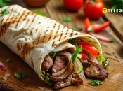 Зная тонкости, вы можете приготовить шаурму дома не хуже, чем купленную (фото сделано с помощью ИИ)