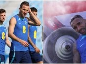 Футболисты охлаждаются под вентиляторами