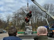 Демонтаж памятника А.С. Пушкину