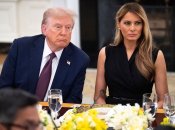 Дональд і Меланія Трамп під час вечері у Білому домі