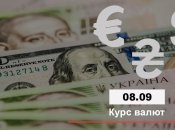 Курс валют на 8 сентября