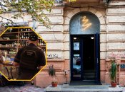 Появилось видео взрыва в баре в центре Киева