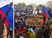 Поклонники хунты в Нигере маршируют с российскими флагами