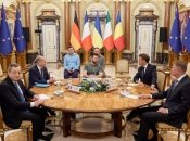 Олаф Шольц та Емманюель Макрон приїжджали до Києва до Володимира Зеленського у червні