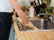 Борошно — відмінний засіб для чищення раковини