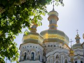 Святой Алипий біл монахом в Киево-Печерском монастыре