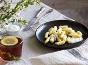 Ліниві вареники з часником