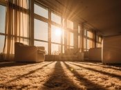 Солнце не будет так сильно нагревать комнаты