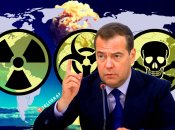 медведев спешит грозить пальчиком другим странам вслед за российским диктатором