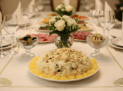 Салат с курицей и апельсином