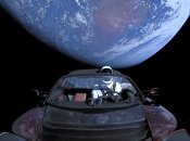 Tesla Roadster launched on the Falcon Heavy rocket in open space