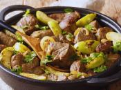 Печень с яблоками